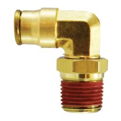 90 deg Swivel Elbow 3/8 X 1/2 PUSH-IN X MIP SWVL ELB