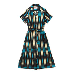 MINSA ARGYLE  DRESS BK&BL