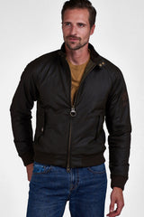 Waxed Cotton Bomber Jacket