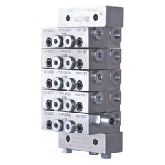Graco Trabon® MSP Divider Valve - 5 Section Base Plate Assemblies - BSPP