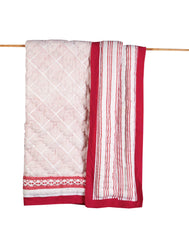 Cairo Pink Cotton Quilt
