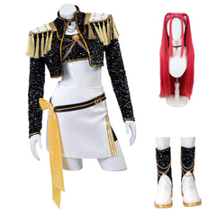 Mira Golden Kpop Demon Hunters Cosplay Black Dance Outfit Halloween Costume Foyacos