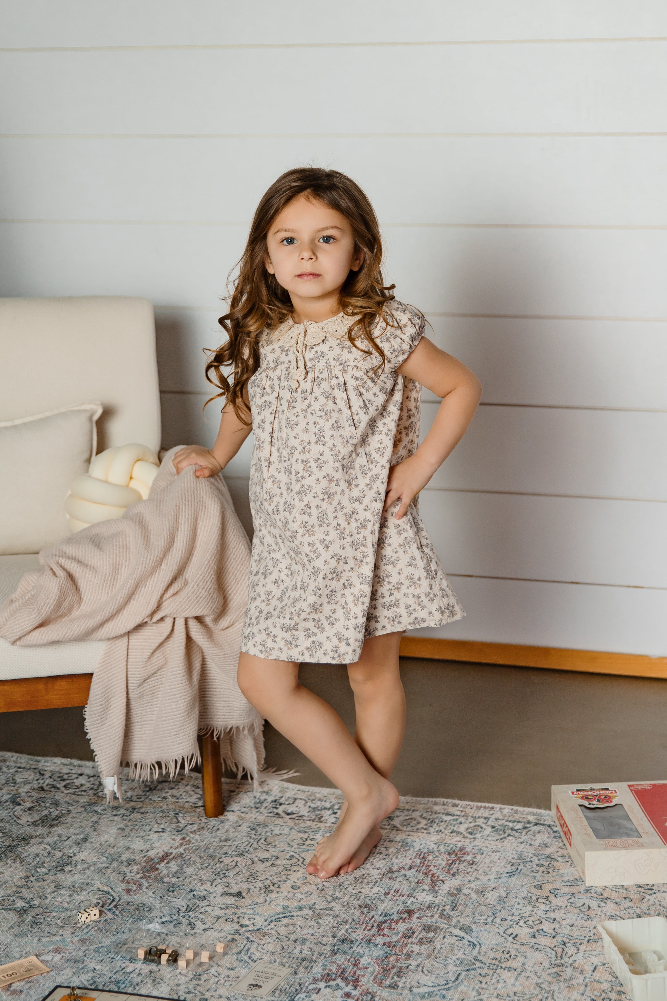 Nou Nelle Floral Crochet Dress