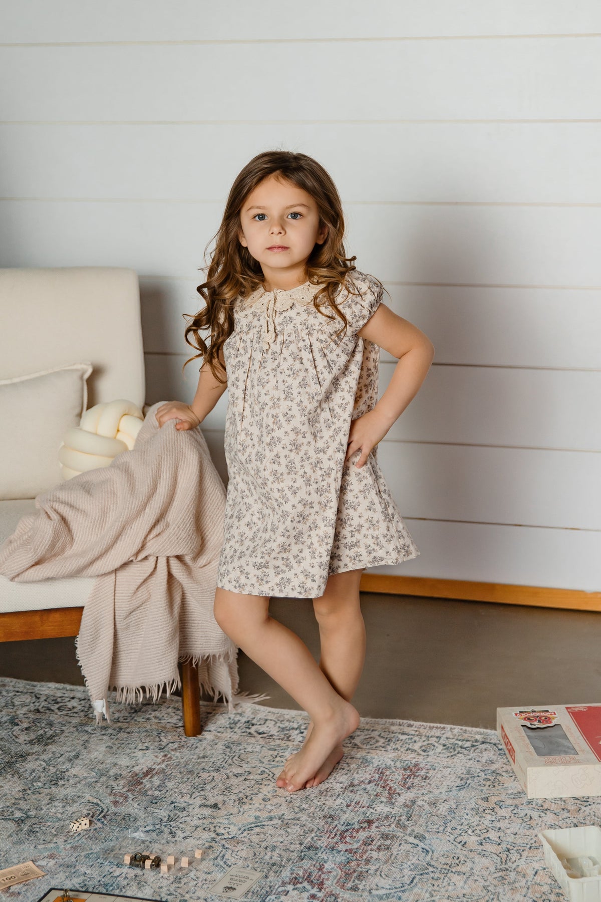 Nou Nelle Floral Crochet Dress