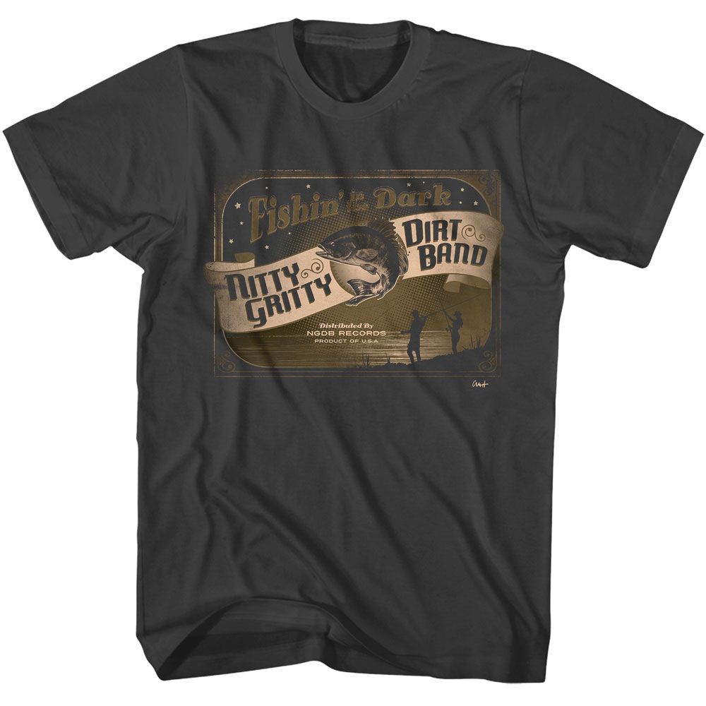 NITTY GRITTY DIRT BAND-NGDB FISHIN IN THE DARK-SMOKE ADULT S/S TSHIRT