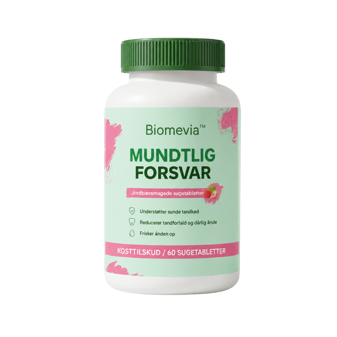 Biomevia™ Mundtlig Forsvar kosttilskud til tilbagetrukket tandkød