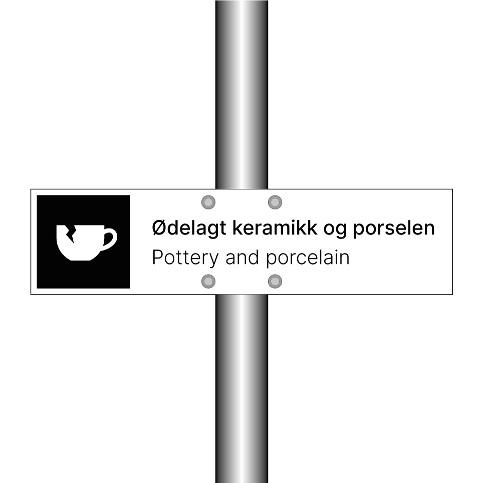 Ødelagt keramikk og porselen - Pottery and porcelain