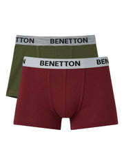 Benetton Men’s Modal Elastane Trunk 23P3menuc144i | 95% Modal Ultra Soft Stretch Underwear
