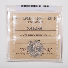 10 Cent 1911 ICCS EF-40