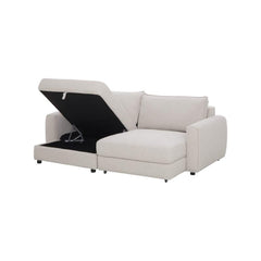 Naya Sofa med elektronisk modul - Venstrevendt - Beige Boucle