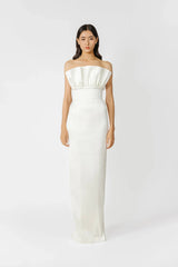 SAU LEE | Noah Strapless Satin Gown | Noah Strapless Satin Gown - Ivory / 00