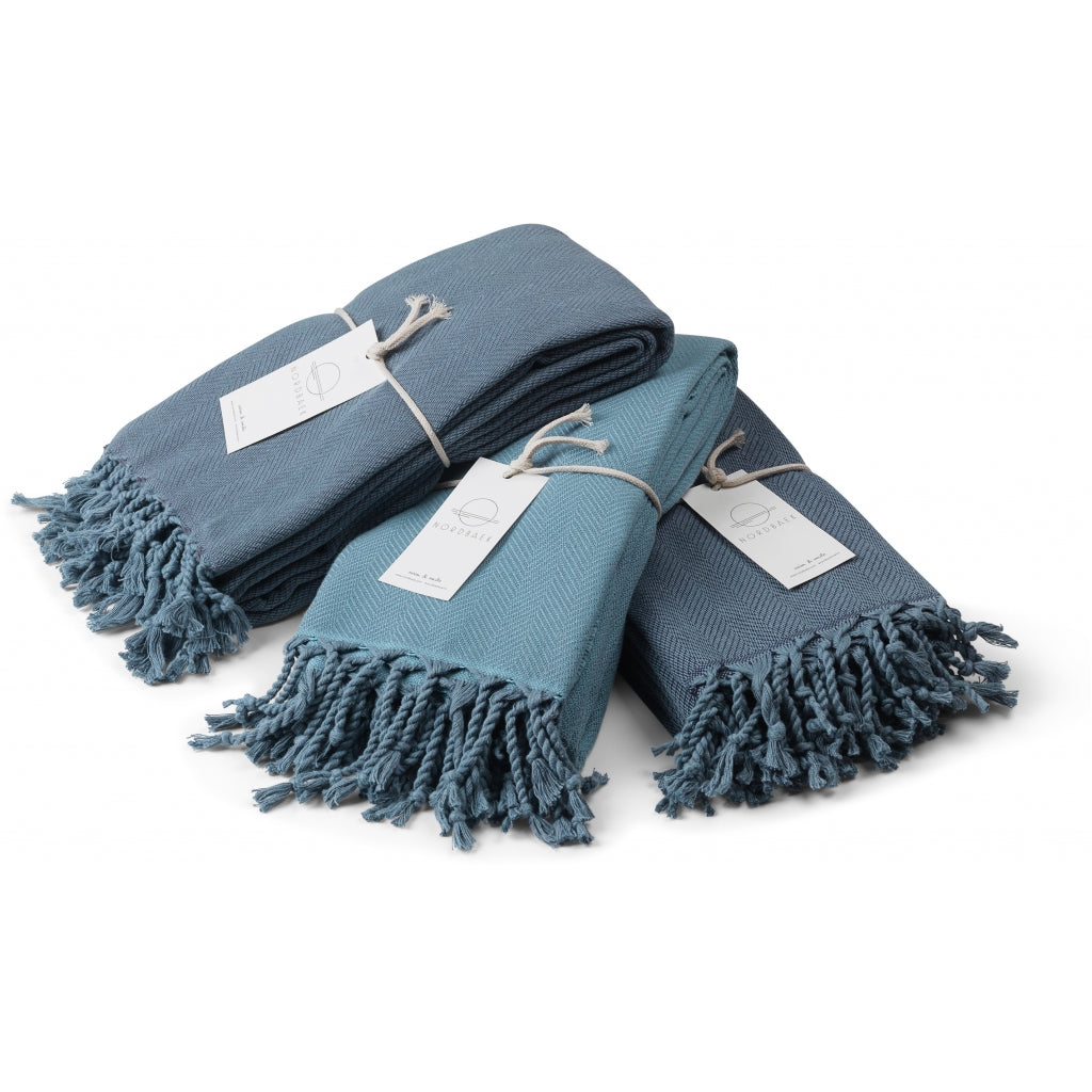 NORDBAEK Nordic Hamam NORDBAEK Cosy Comfort – oeko-tex, ekstra mykt og stort Hamam towel BlueNavy
