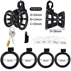 3D Printed Inverted Negative Chastity Cage Lightweight Male Chastity Device
