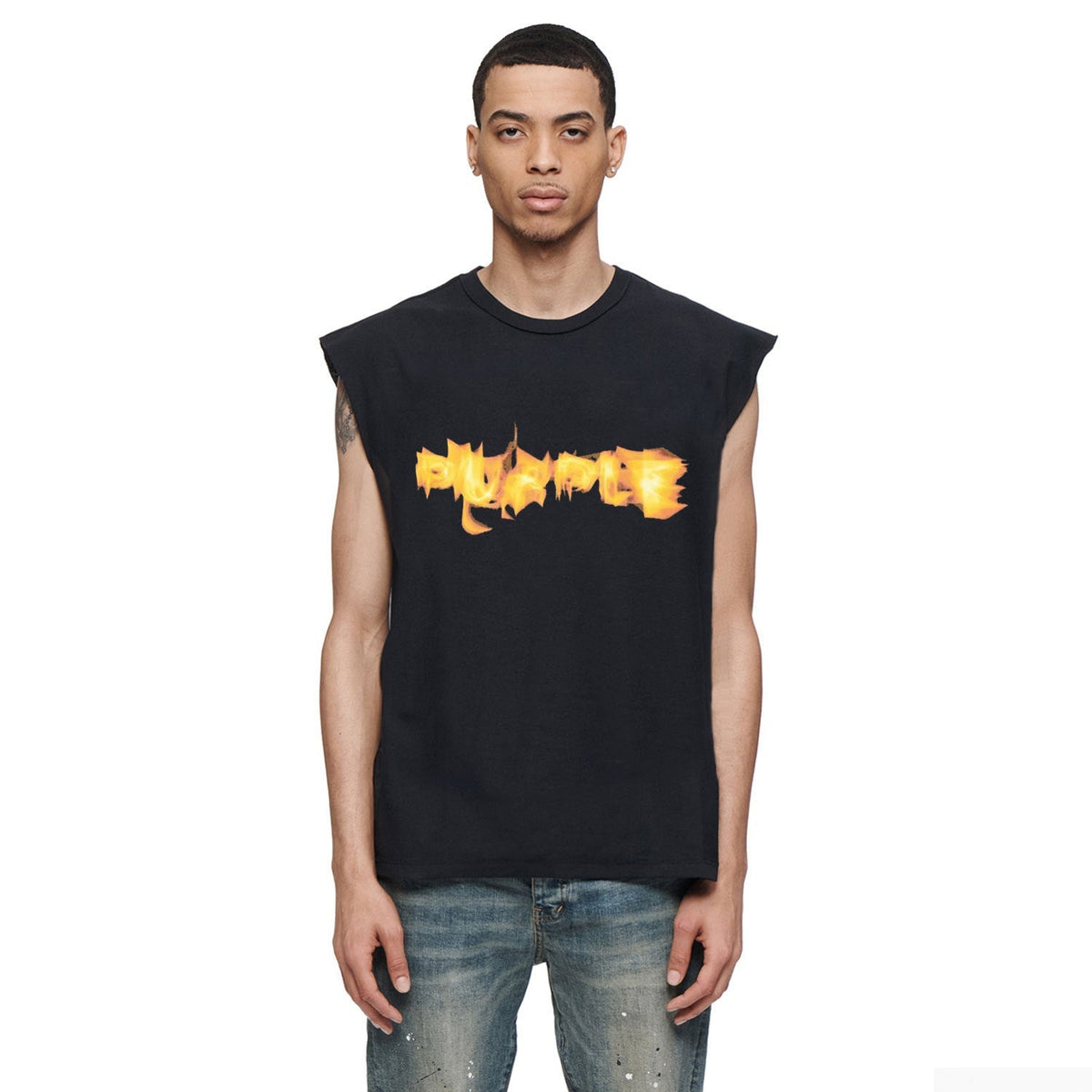 Purple Brand Tank T Shirts Sleeveless T-shirt Vest
