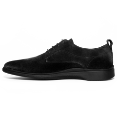 The Original Dress Shoe by Amberjack in Midnight Black - Medial View