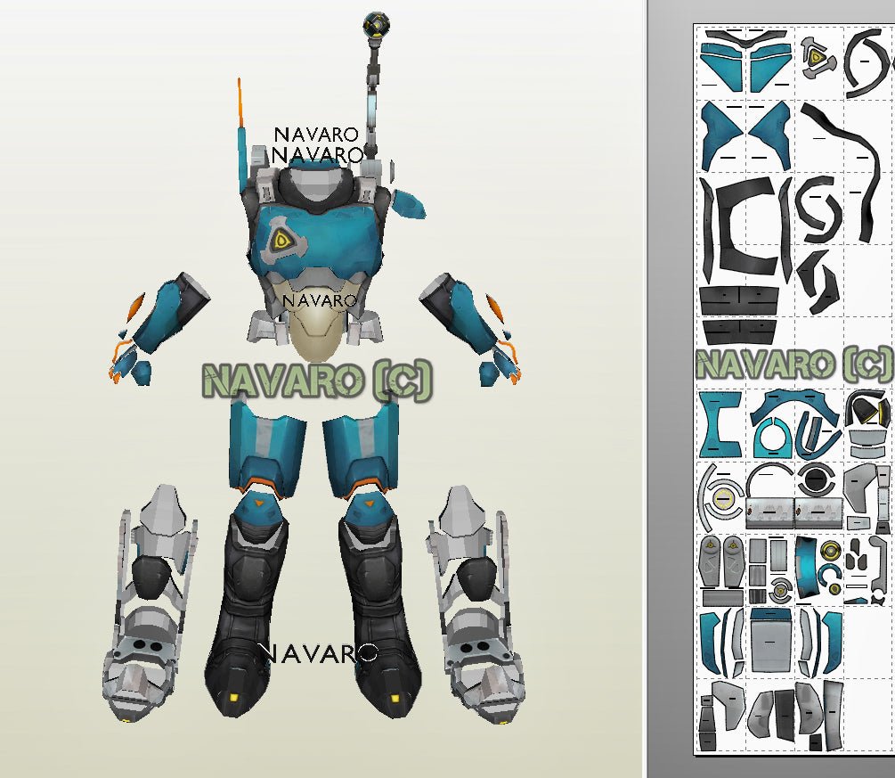 Overwatch Baptiste template