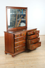 Old Mill Cherry 10-Drawer Dresser with Mirror