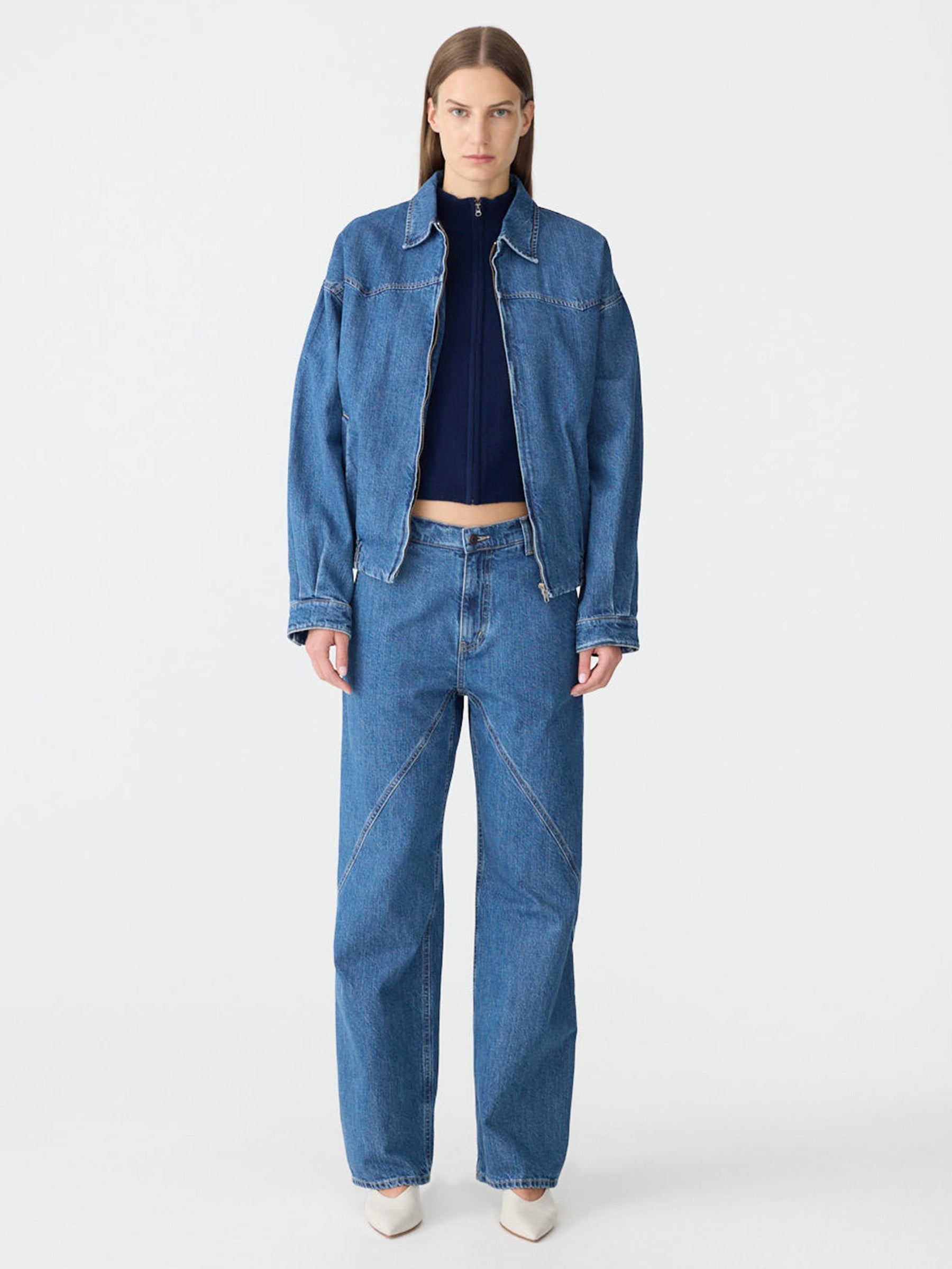 Yoke Detail Denim Jacket