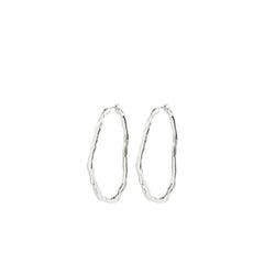 Pilgrim Light Maxi Hoops, Silver