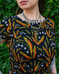 Poison and Plants Tea Dress Multifarvet
