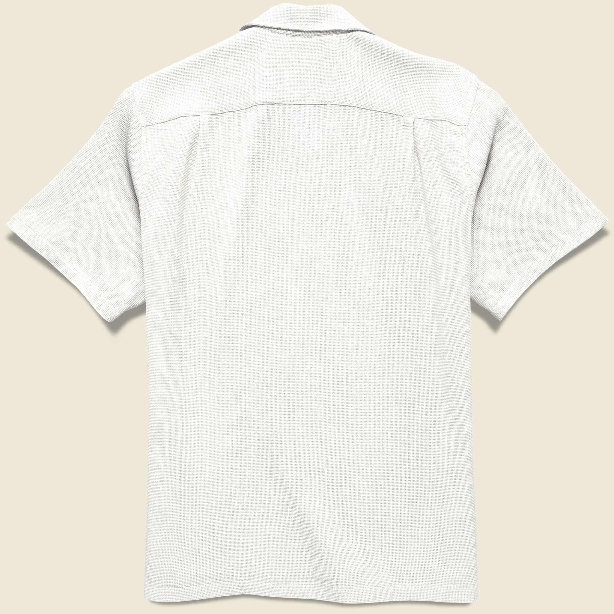 Pique Shirt - White - Portuguese Flannel - STAG Provisions - Tops - S/S Woven - Solid