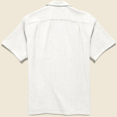 Pique Shirt - White - Portuguese Flannel - STAG Provisions - Tops - S/S Woven - Solid