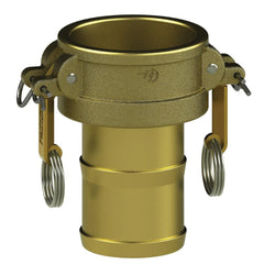 1200330SL (30CSL) by PT-Coupling | STA-LOK Cam & Groove Fitting | Type CSL | 3" Coupler x 3" Hose Shank | Brass/HB | Buna-N Seal