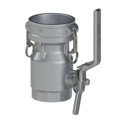 40001500 (MD15D) by PT-Coupling | MAXI-DRY® Dry Disconnect Coupler | 1-1/2" Coupler x 1-1/2" Female NPT | Aluminum | Buna Seal