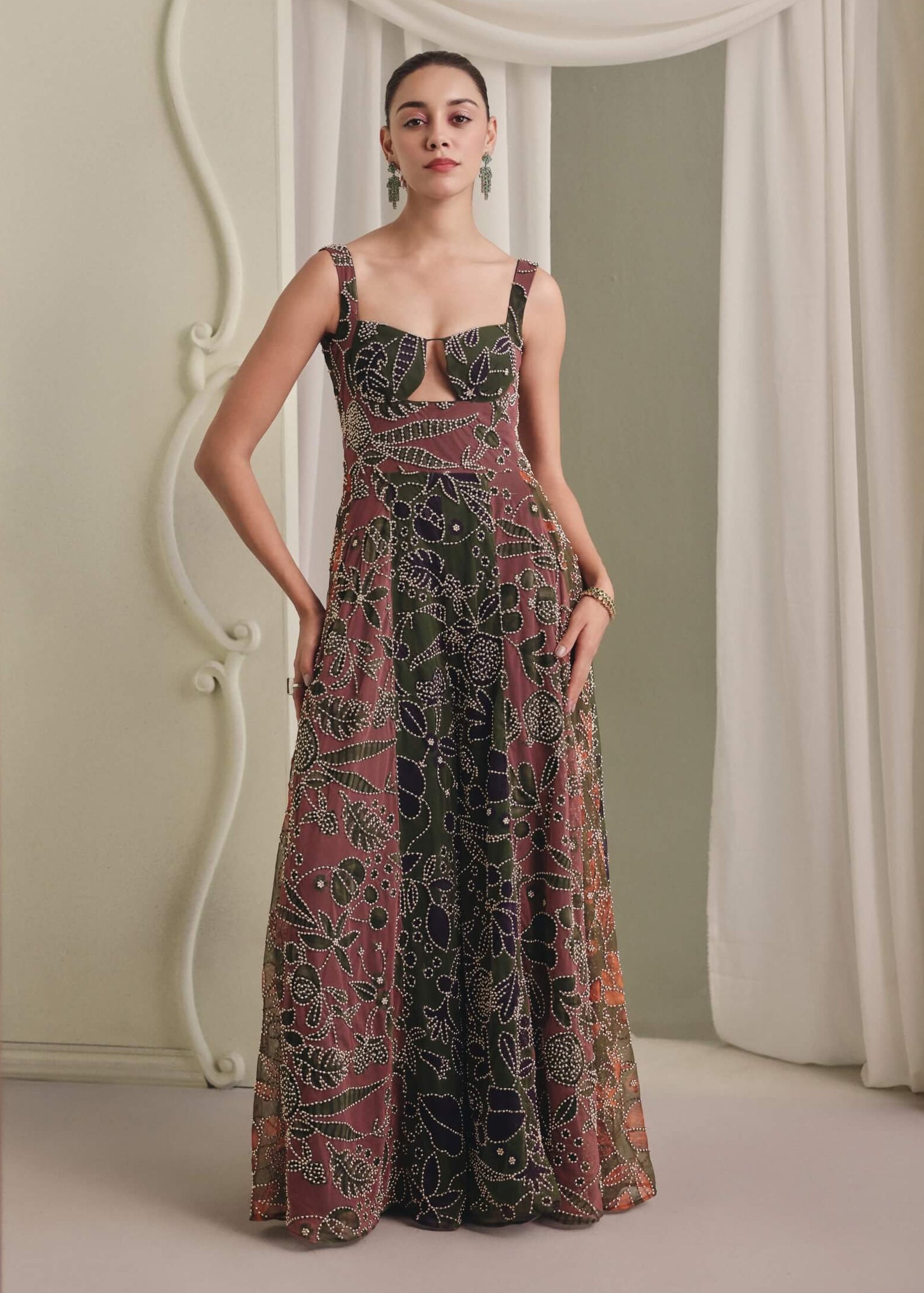 Disco-inspired jumpsuit