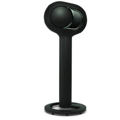 Devialet Phantom Ultimate 108 dB High-End Connected Speaker - Deep Forest - speaker on Devialet Tree stand facing left