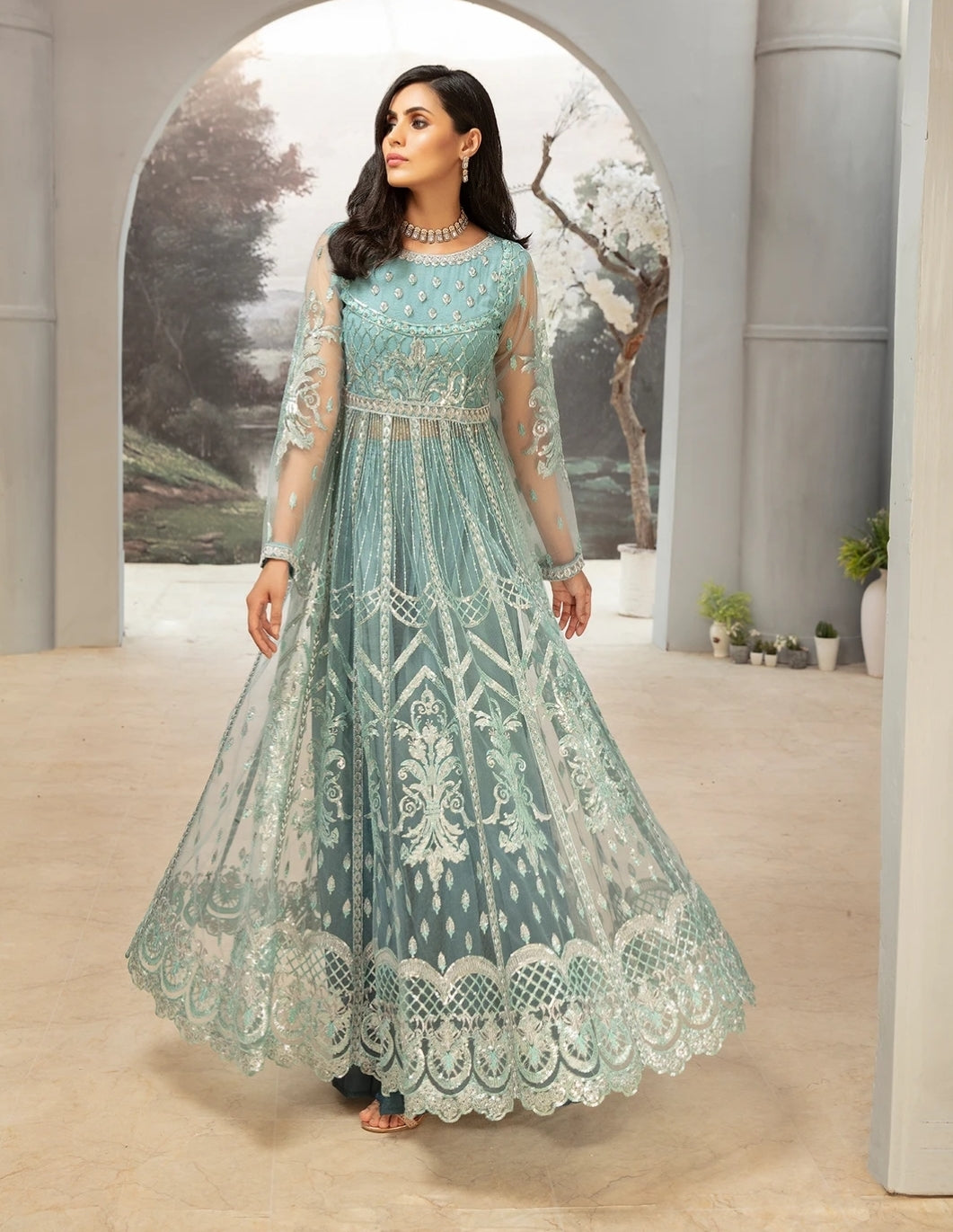 Pakistani Maxi Dress