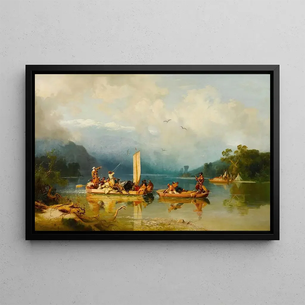 Paul von Franken - A Hunting Party in the Caucasus.webp