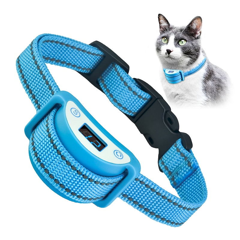 Katzen-Anti-Miau-Halsband - Ton-, Vibrations- und Schockmodi