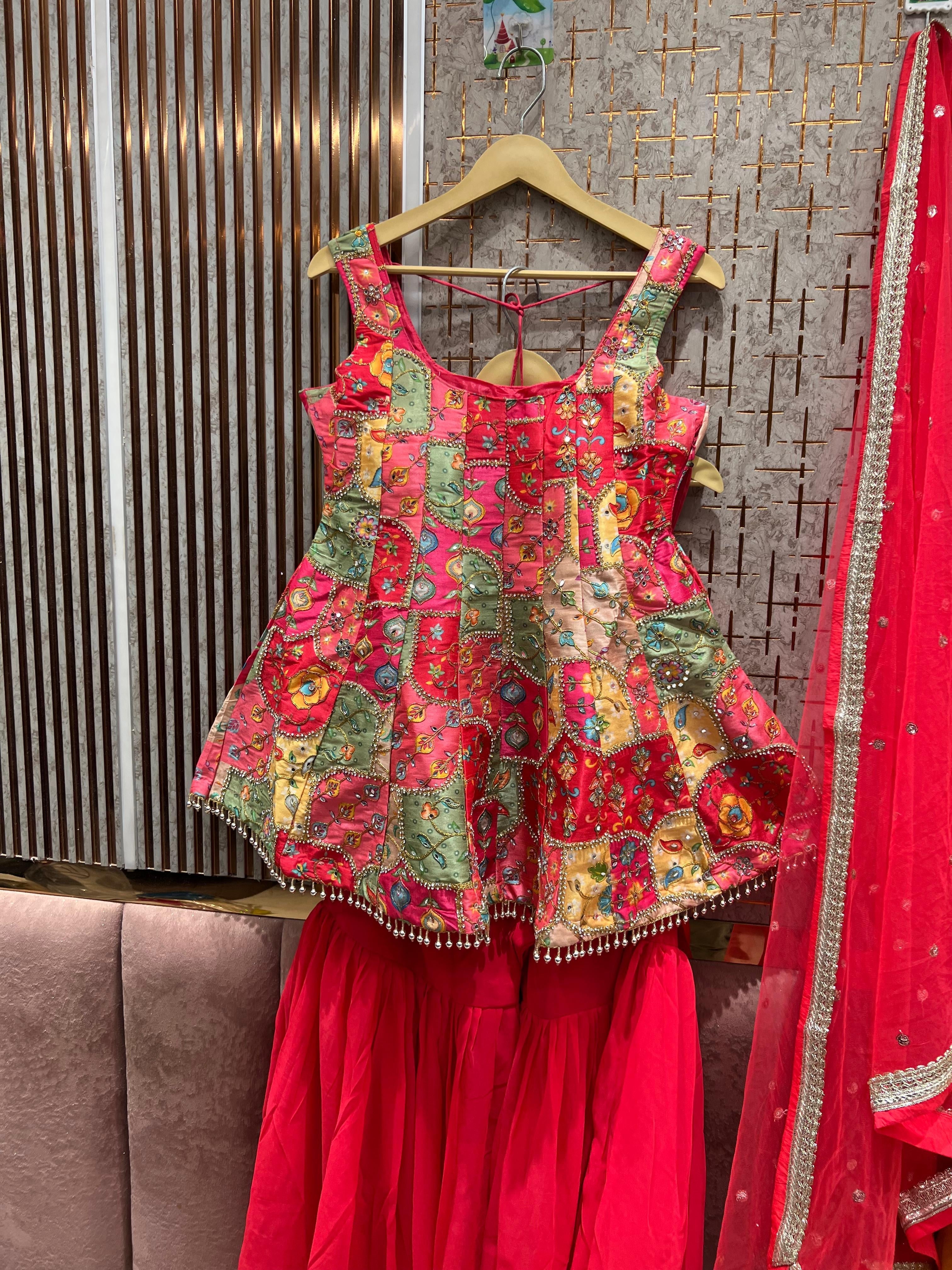 Charming pink Shrug dress