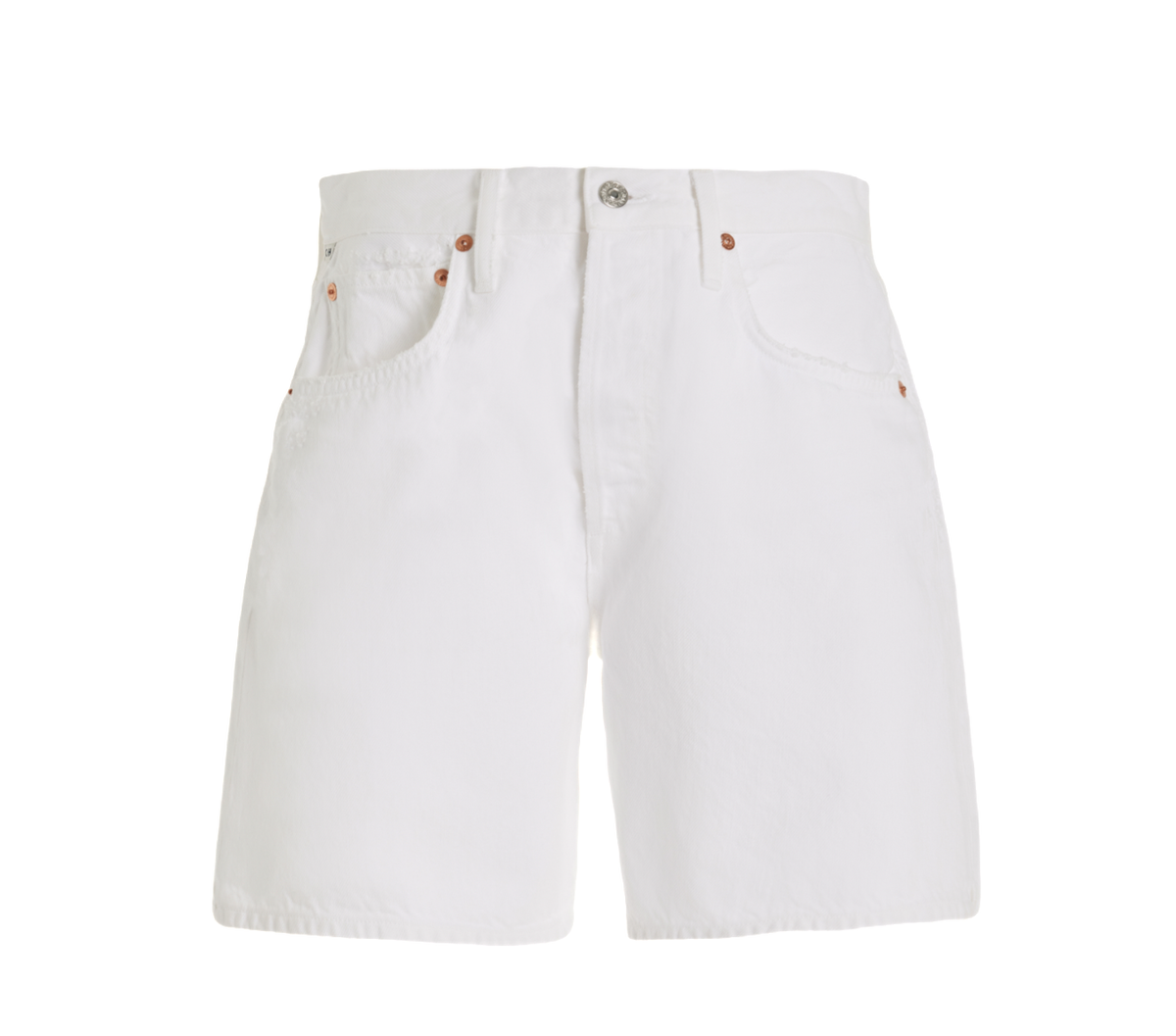 Marlow Relaxed Mid-Rise Denim Shorts