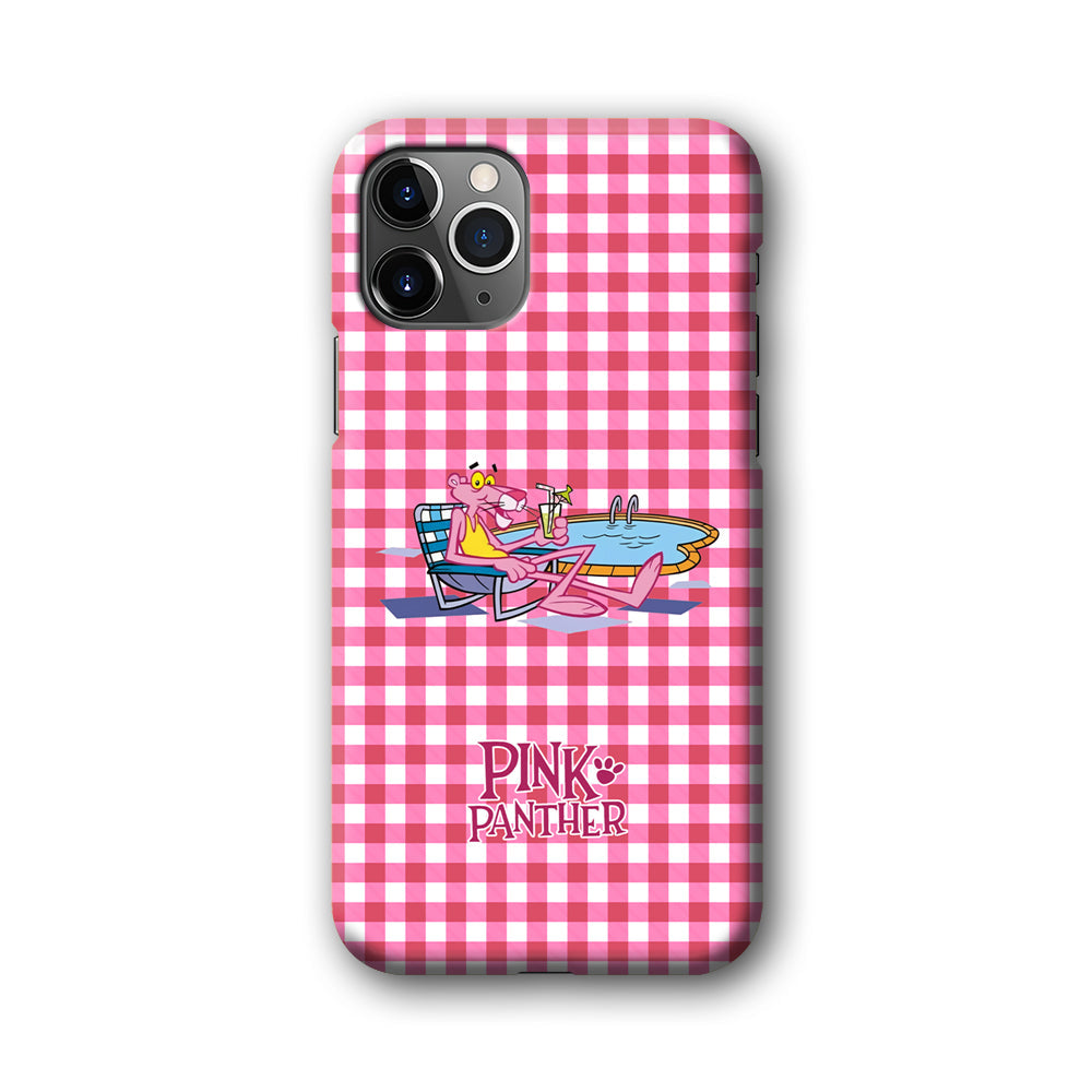 Pink Panther Relax with Swimming iPhone 11 Pro Case 3D Case