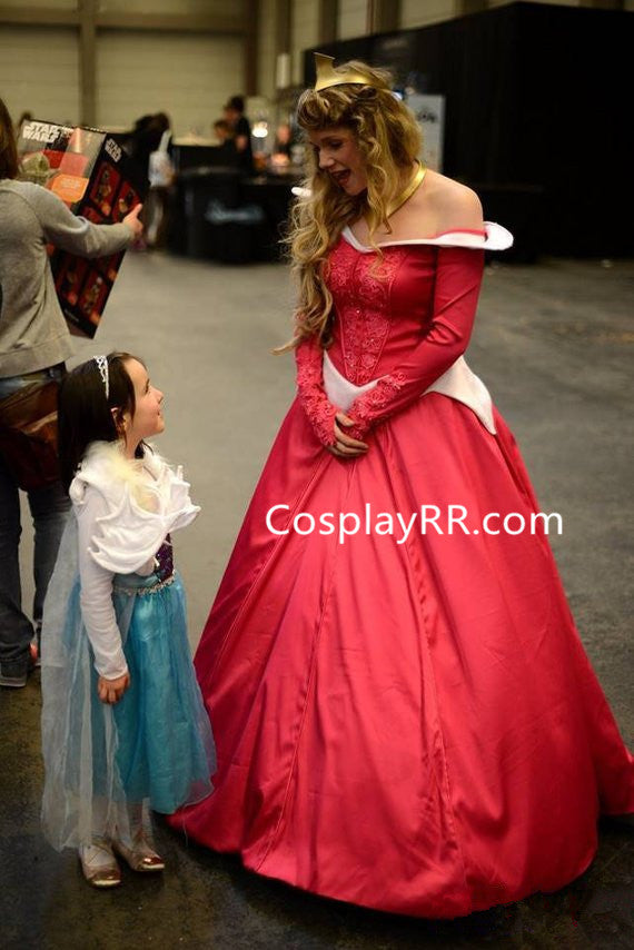 Princess Aurora Pink Dress Aurora Costume for Adult Plus Size