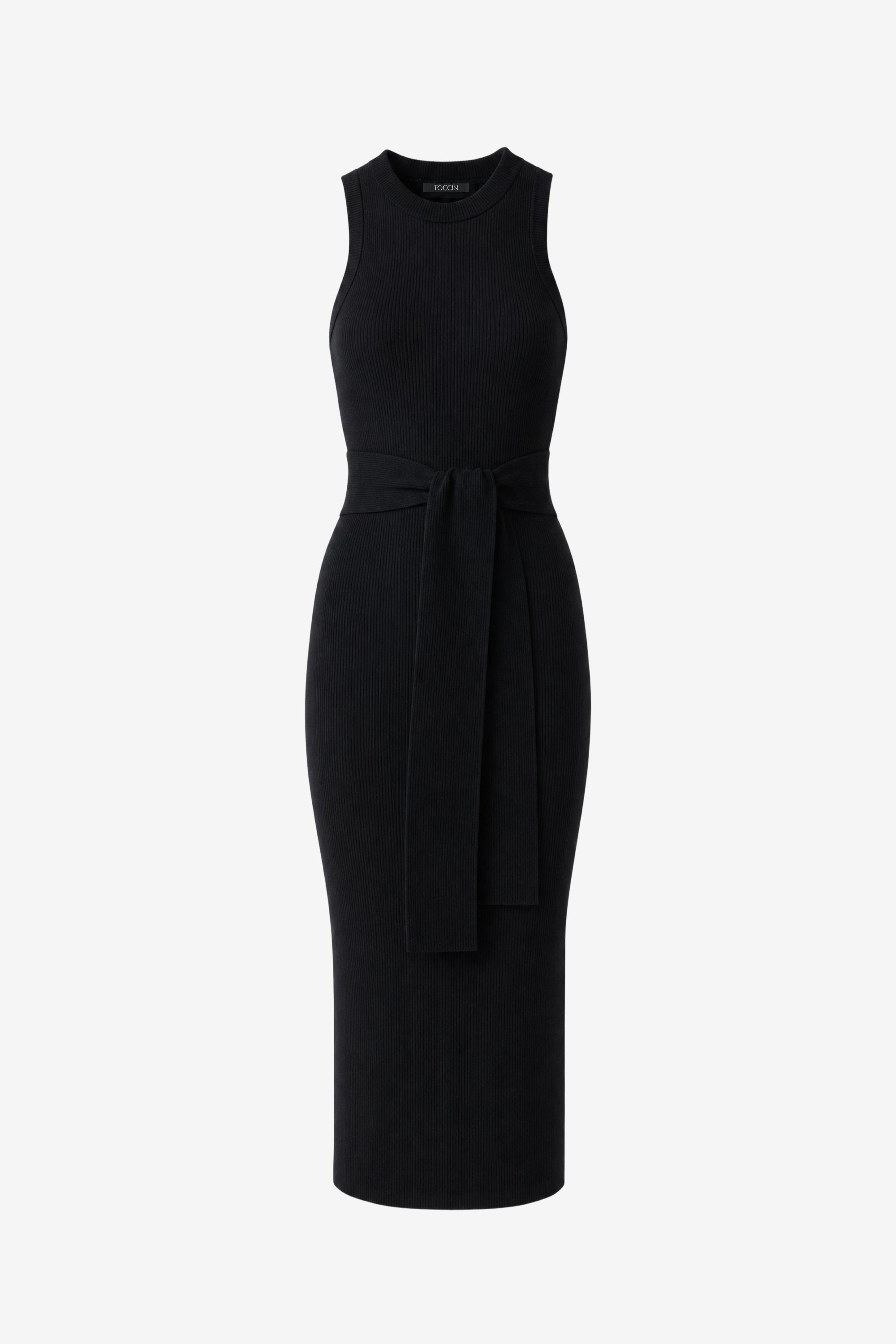 PIPER RACERBACK TIE FRONT DRESS - Toccin