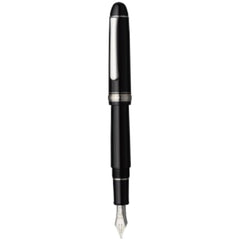 Platinum 3776 Century Fountain Pen - Black - Rhodium Trim - Music Nib-Pen Boutique Ltd