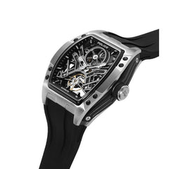 Police Tampa Men's Automatic Steel Tonneau Watch
