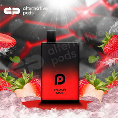 Posh Max 0% Zero Nicotine Disposable Vape - Strawberry Ice