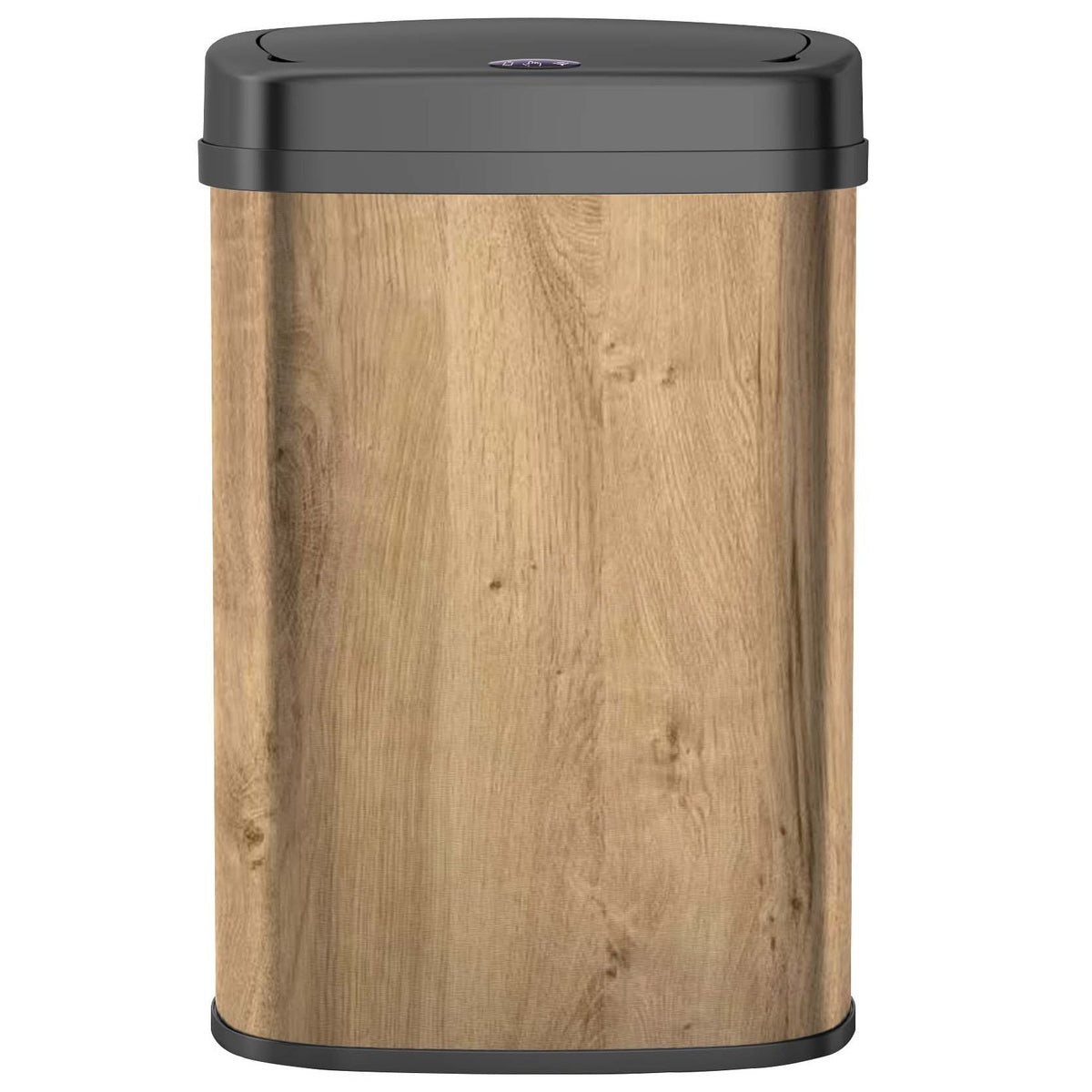 Poubelle de cuisine automatique 58L MAJESTIC WOOD design BOIS grande capacité en INOX avec cerclage
