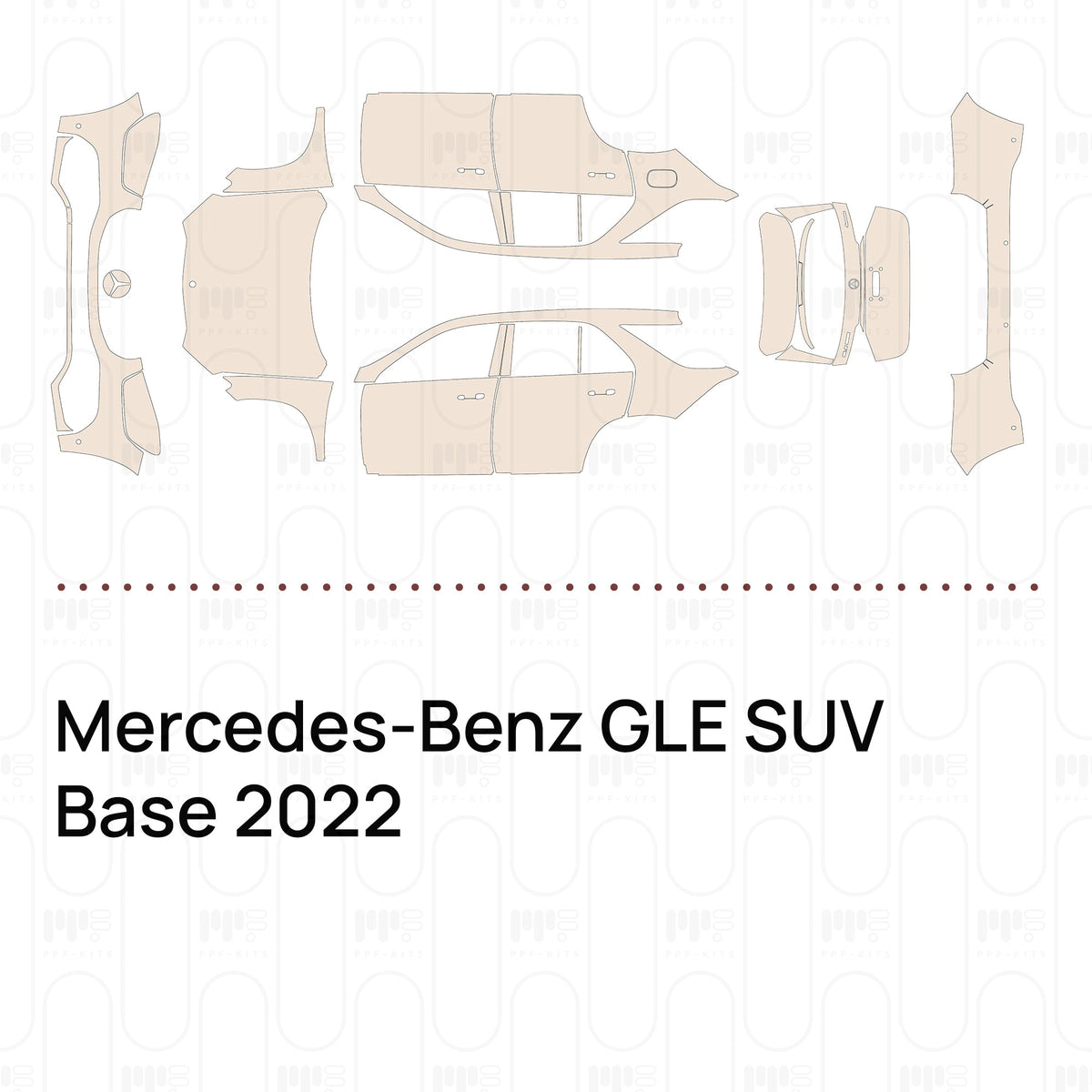 PPF prédécoupé Mercedes-Benz GLE SUV Base 2022