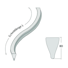 Betonglist Ål Lengde 80cm