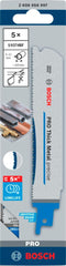 Bajonettsagblad Bosch S 937 HBF thick metal precise 5pk