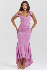 Cesca Rose Pink Floral Maxi Dress | Dress In Beauty