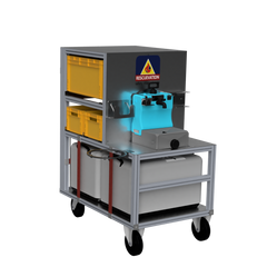 Rescuevation Rollcontainer Hygiene mit Toilette (Optional) - Rollcontainer Hygiene Toilette Offroad