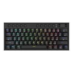 REDRAGON Horus Mini Pro 61Key Wireless Bluetooth Red Switch RGB Low Profile Gaming Mechanical Keyboard - Black-0