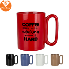 RETRO - Retro 11 Oz Ceramic Mug With Large Handle