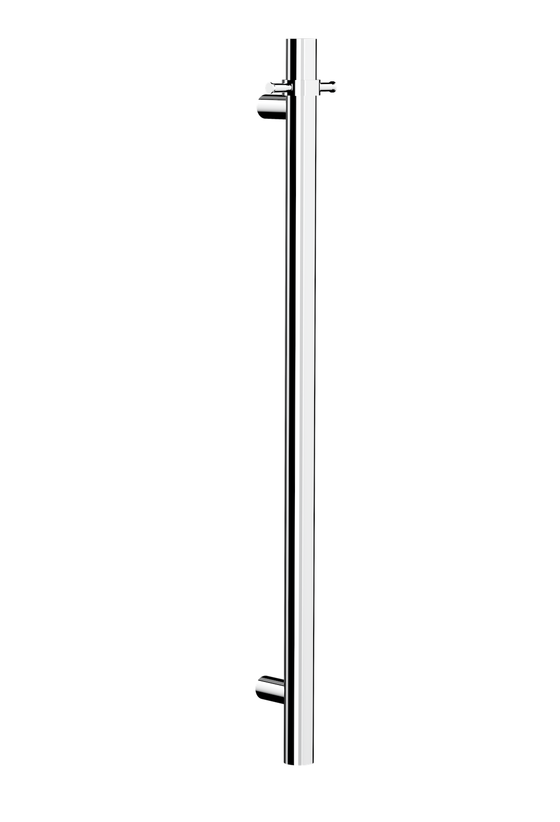 Allegra T-Bar Vertical Heated Towel Rail JY-12V-RVHT-CH - Bathroom Hub